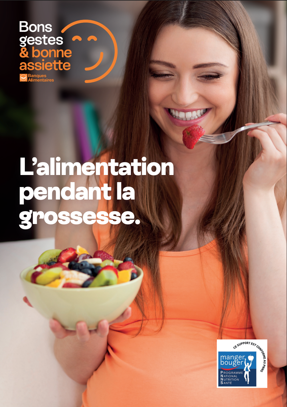Illustration flyer L’alimentation pendant la grossesse