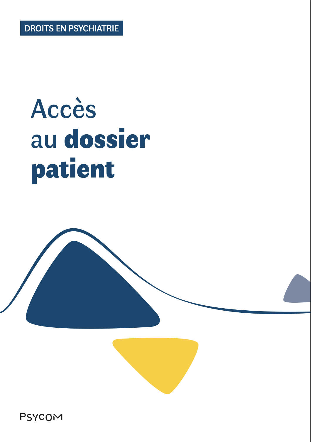 Illustration brochure Accès au dossier patient