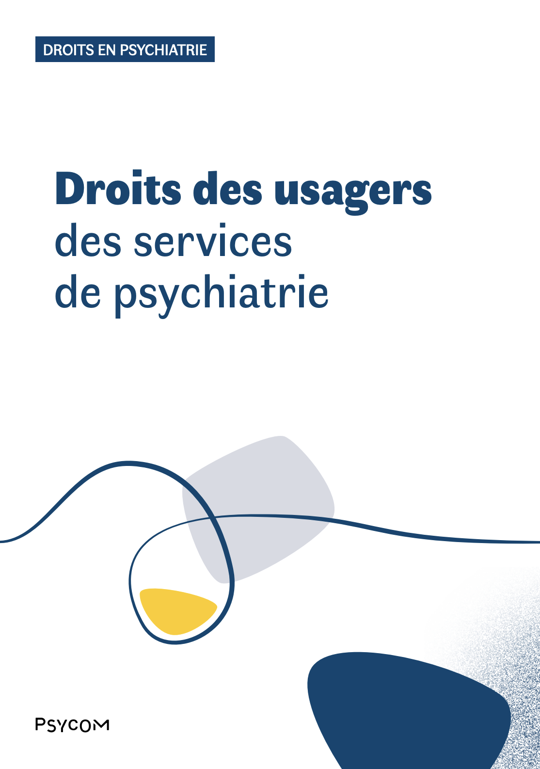 Illustration brochure Droits des Usagers des services de psychiatrie