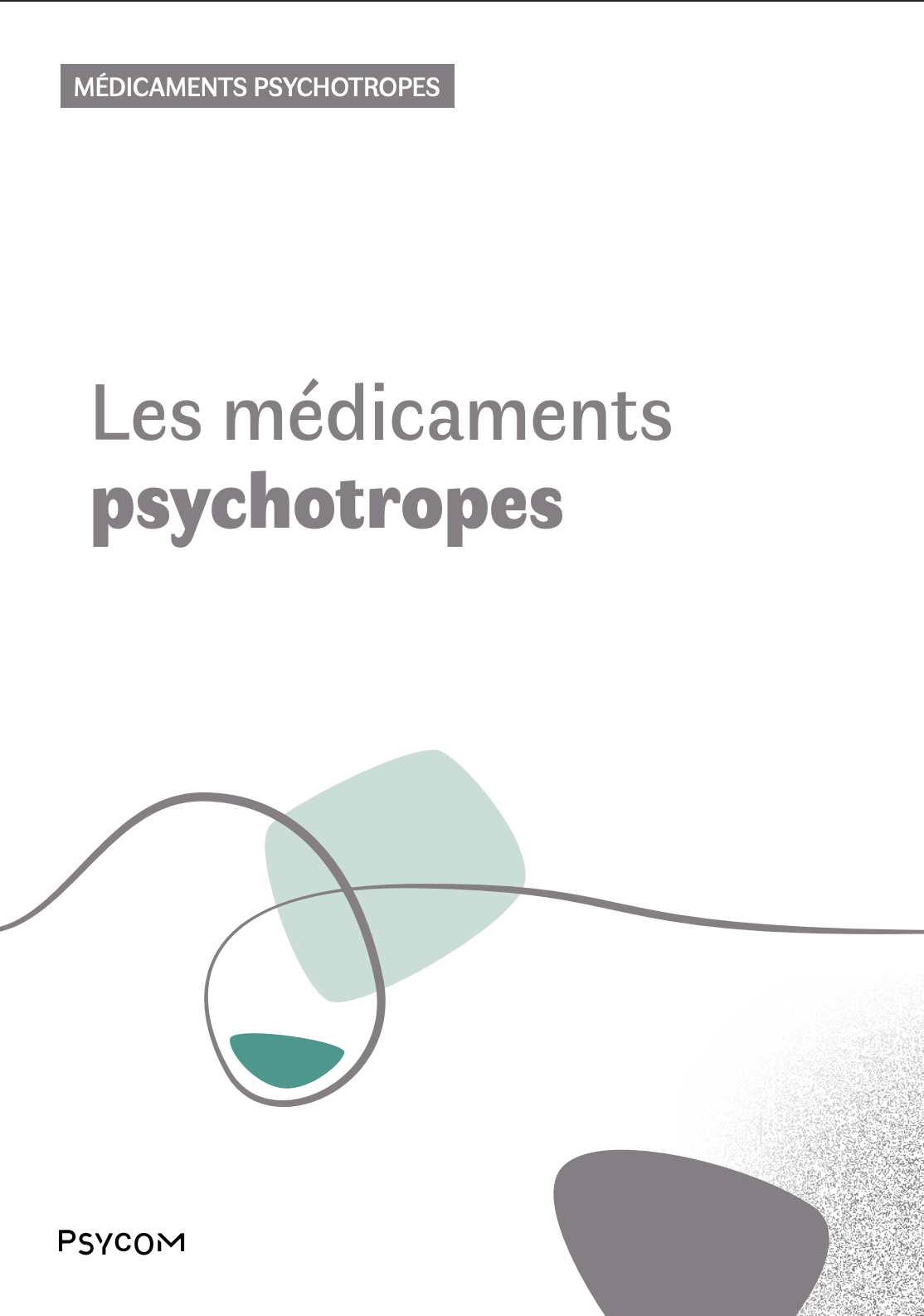 Illustration brochure Les médicaments psychotropes
