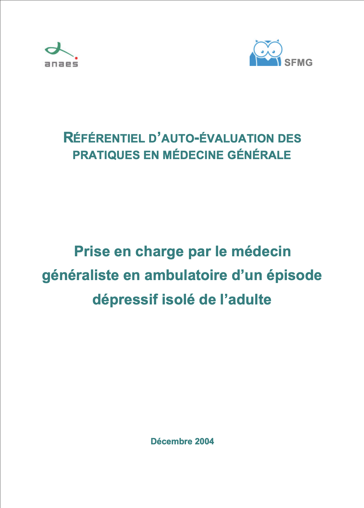 Illustration flyer Référentiel prise en charge dépression adulte