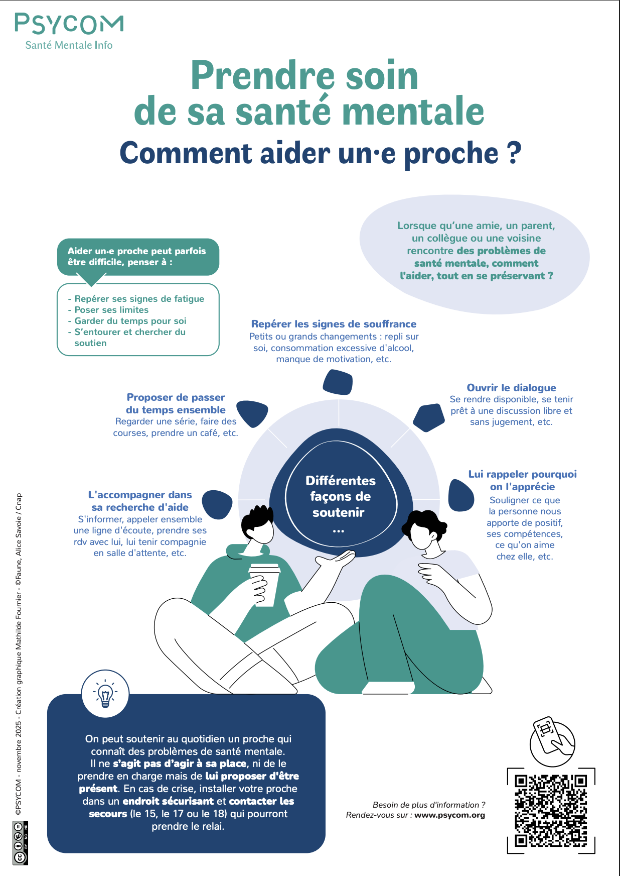 Illustration Comment aider un proche