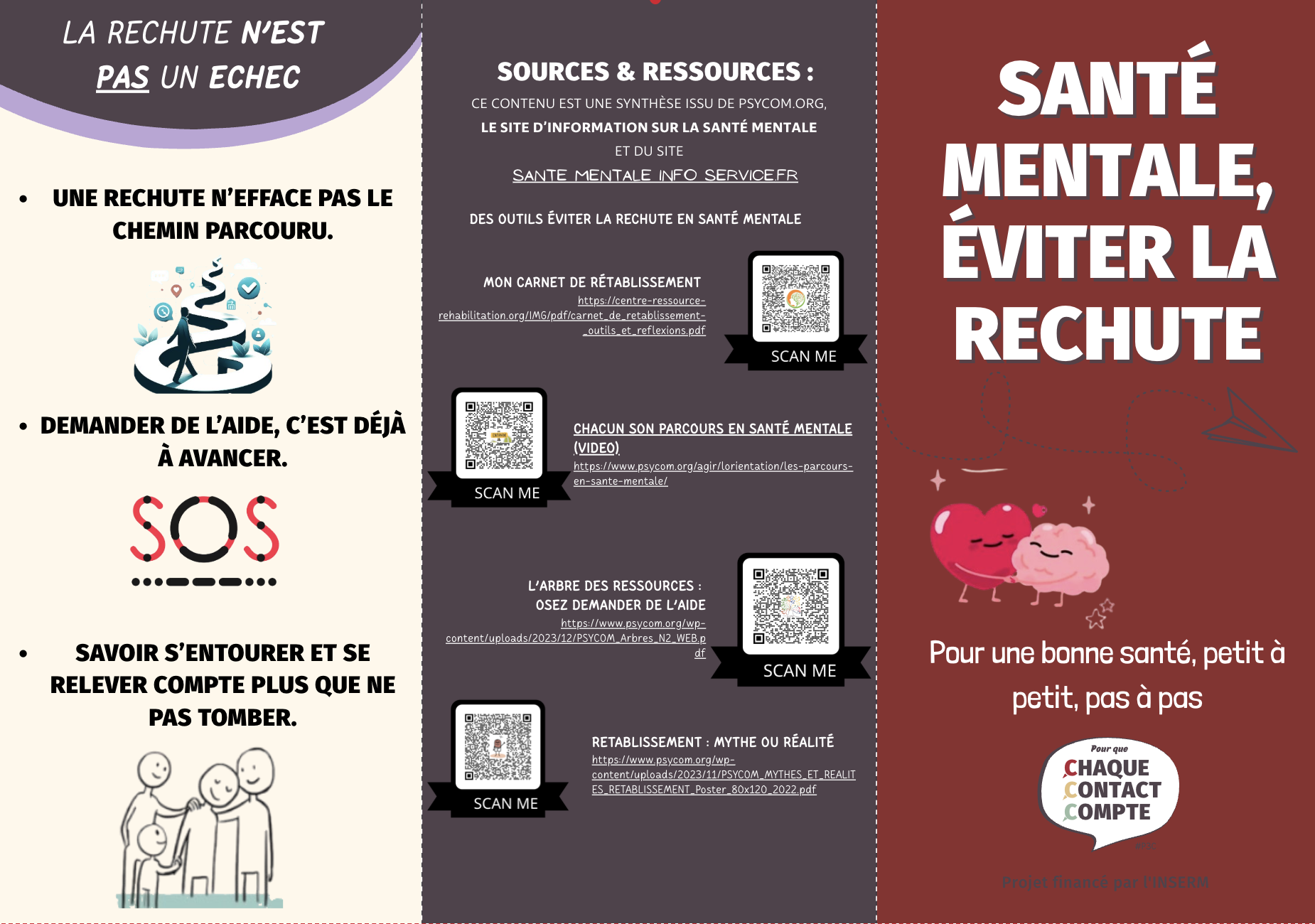 Illustration Flyer Éviter la rechute